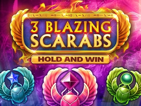 3 Blazing Scarabs Hold and Win screenshot